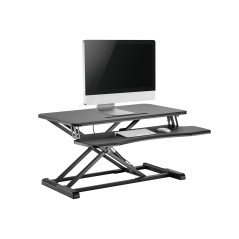 Equip Monitor Mount Stand Black - Ergonomic, Adjustable & Durable Design for Optimal Viewing